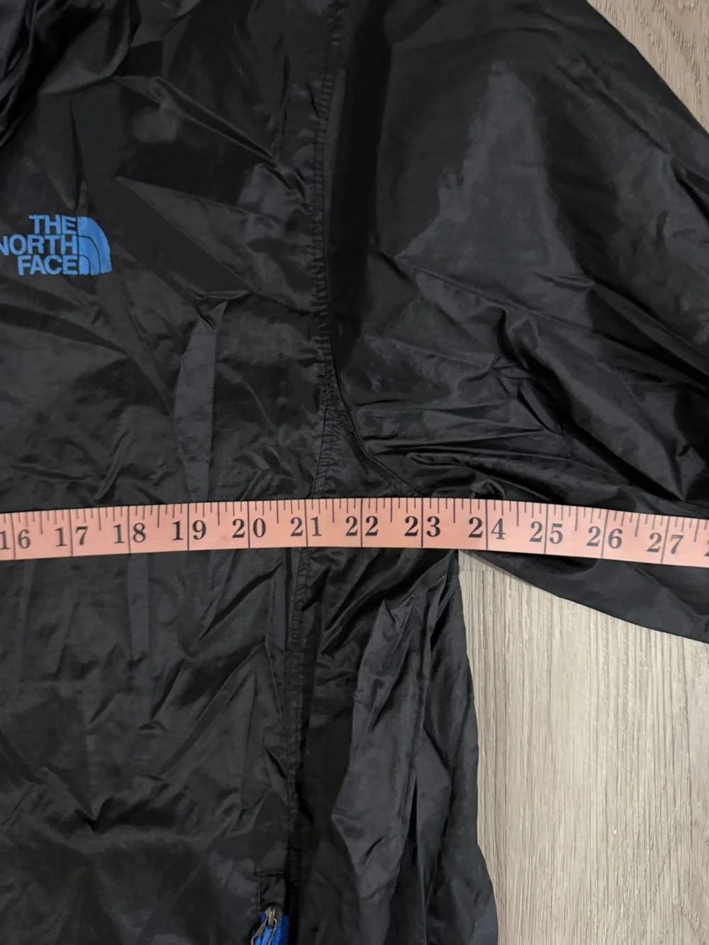 The North Face Black Ski/Snow Jacket with Blue Accents